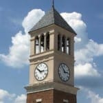 Bell Chimes and Tower Clocks at Charlie Loudermilk Park, Atlanta, Georgia