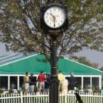 Golf Course Post Clock at Atunyote Golf Club, Turning Stone Resort, Verona, New York