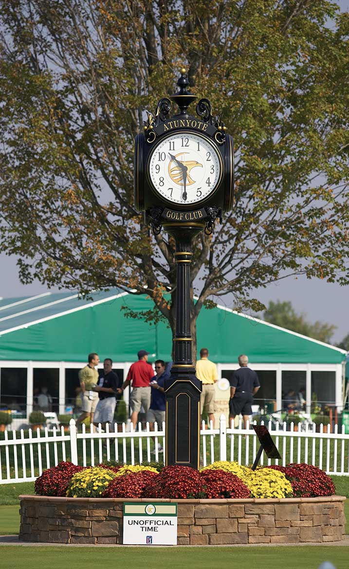 rolex golf course clock
